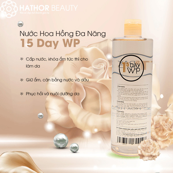 NƯỚC HOA HỒNG ĐA NĂNG 15 DAY WP | HATHOR BEAUTY