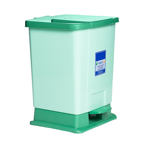 Thùng rác đạp chân trung, thùng rác nhựa 11lit đựng rác văn phòng, nhà bếp