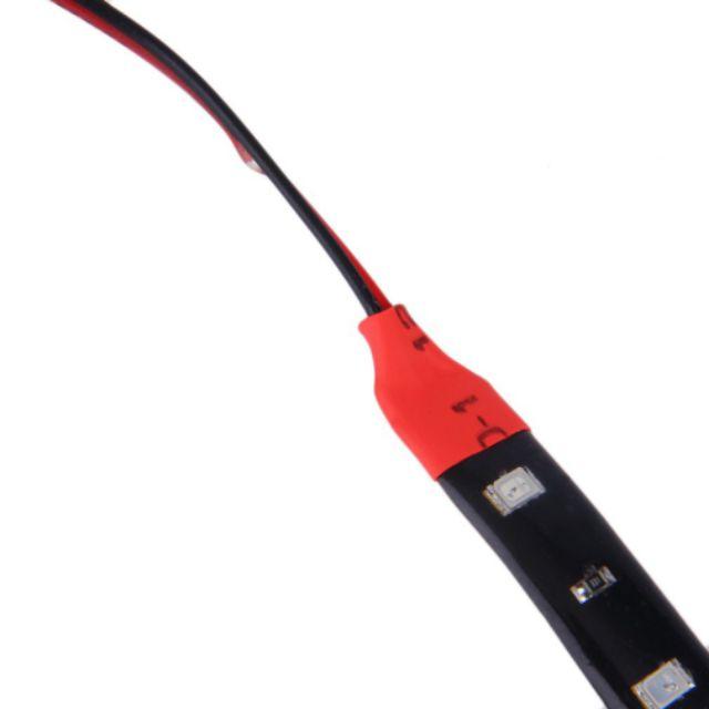 Dây đèn LED dẻo 30cm SMD PCB màu đen 12V chống thấm nước cho xe/ (giá 1 dây)