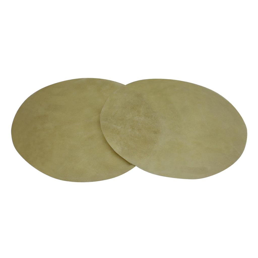 Sunnimix 2 Chiếc Trống Da Dành Cho Châu Phi Trống Bongo Trống Konka Trống Trâu Trống
