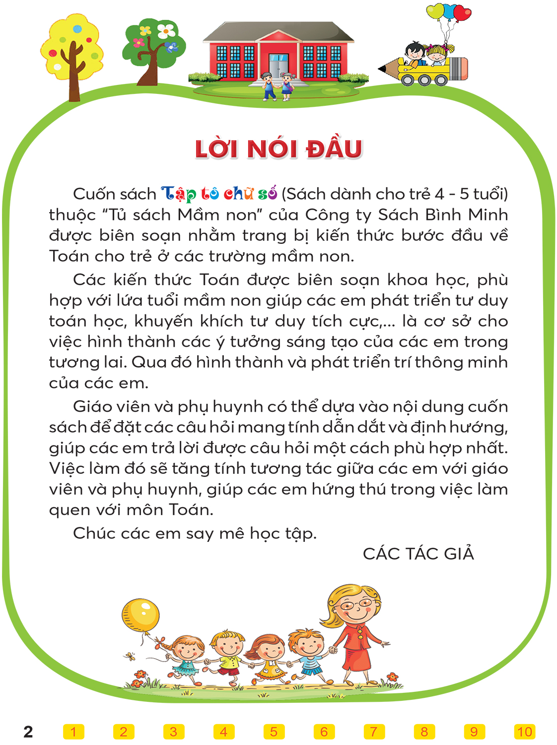 Sách - Tập tô chữ số (Sách dành cho trẻ 4-5 tuổi)