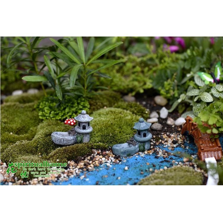 Mô hình Giếng đá- Set terarium - trang trí tiểu cảnh - phụ kiện thủy sinh - shopleo- hồ cá kiếng
