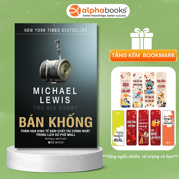 Bán Khống - The Big Short Quà Tặng Card Đánh Dấu Sách Đặc Biệt