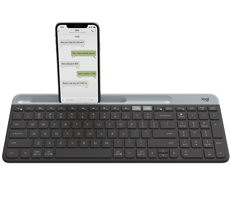 Bàn Phím Không Dây Bluetooth Logitech K580 - Hàng chính hãng
