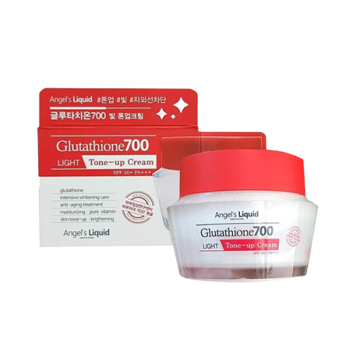 Kem Dưỡng Angel's Liquid Làm Sáng Da Glutathione 700 Light Tone-Up Cream SPF50+/PA+++ 50g