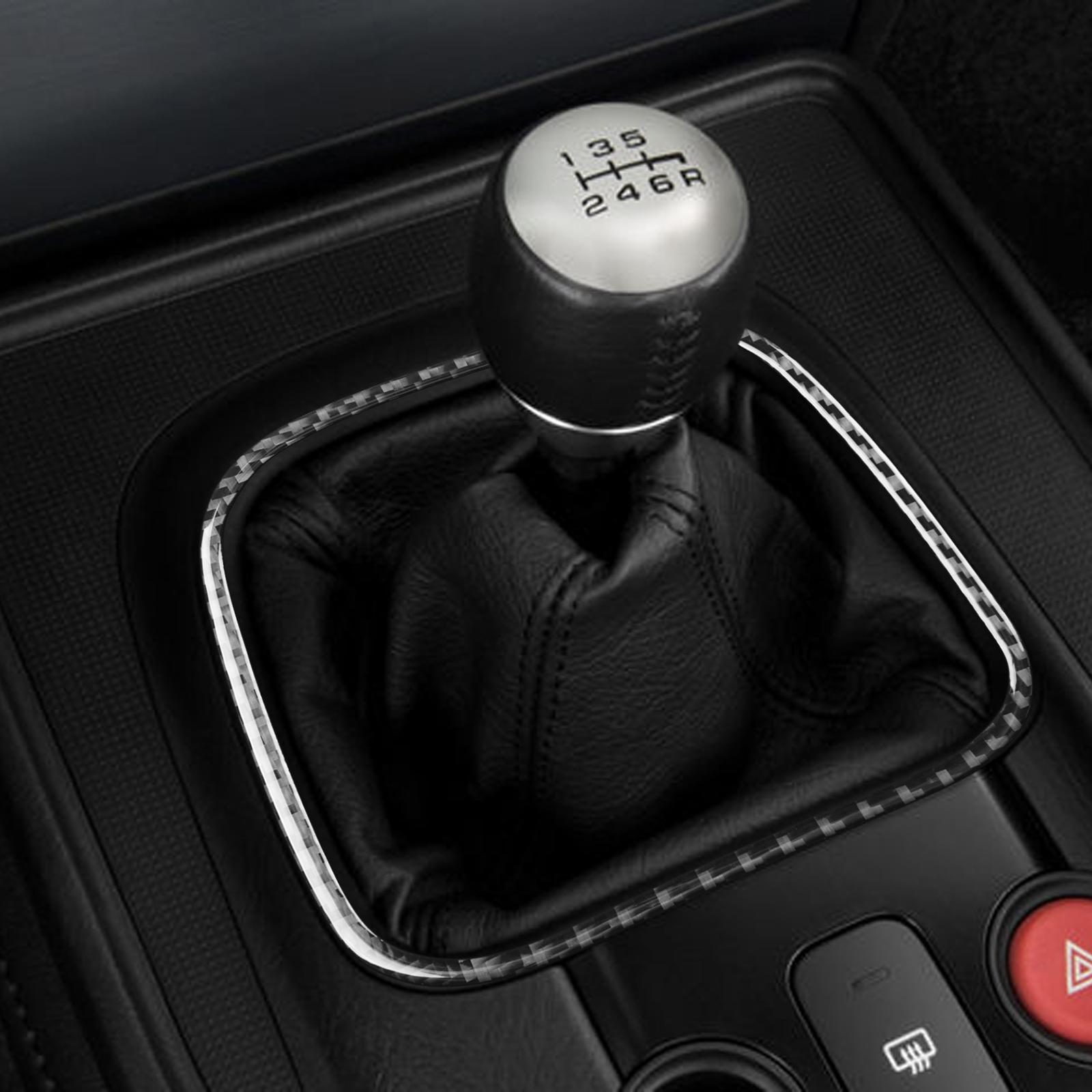 Carbon Fiber Transmission Gear Panel Automobile Panel Stickers Durable Parts Scratchproof Replaces Interior Accessories for