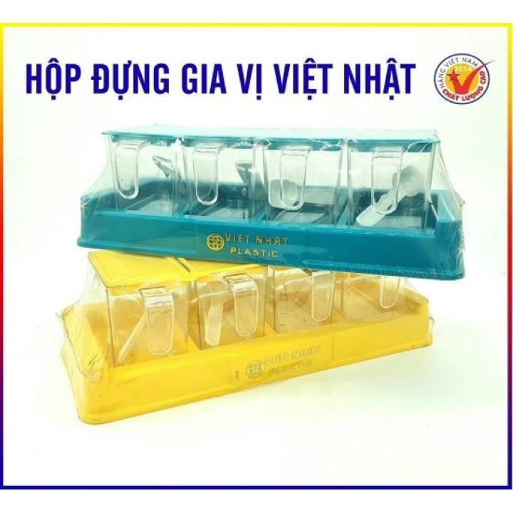 Set 4 Hũ Gia Vị  Kèm Khay 2939