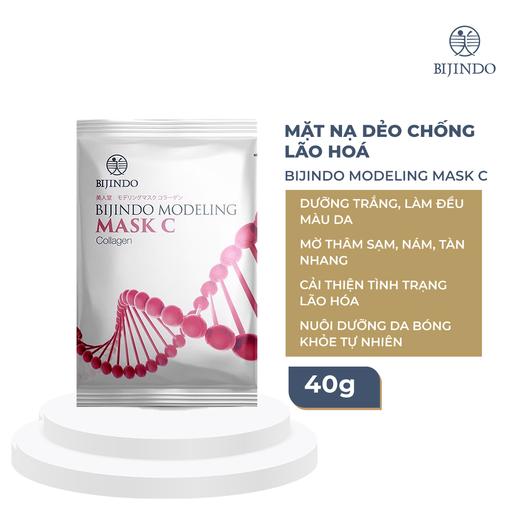 Mặt Nạ Dẻo Chống Lão Hoá BIJINDO Modeling Mask C (Collagen) 40g