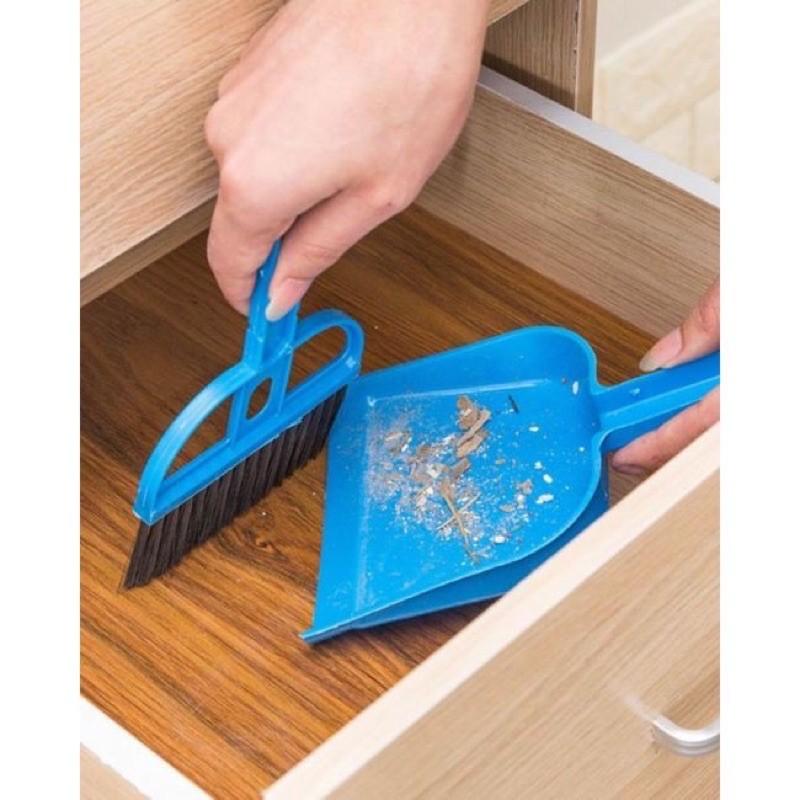 Bộ Chổi Và Hốt Rác Mini Tiện Dụng