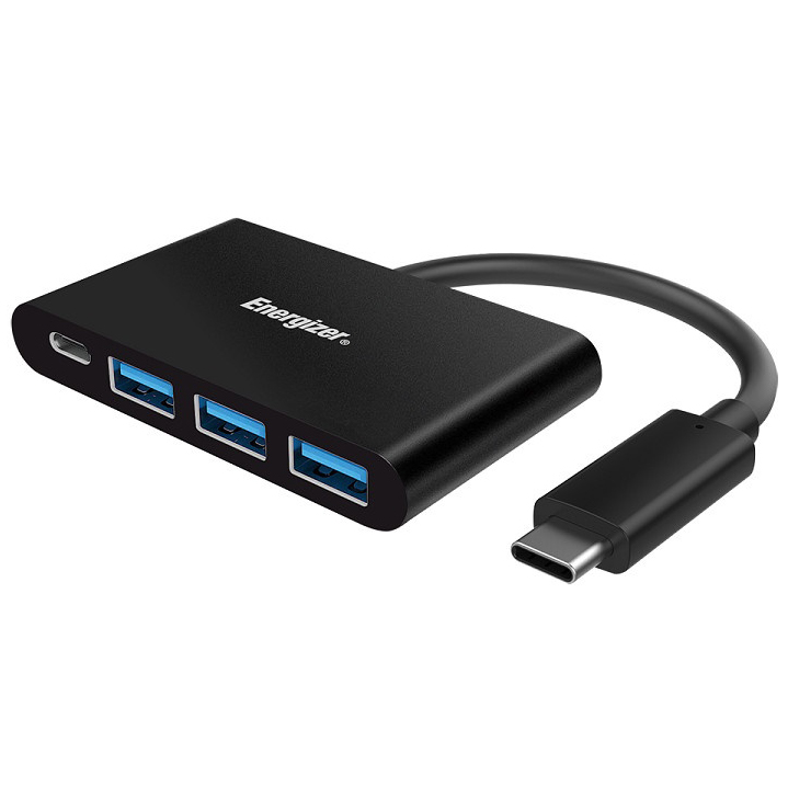 Bộ chuyển USB - C 3.1 Hub Energizer 3USB - A/1USB - C - HC304AC - Hàng Chính Hãng