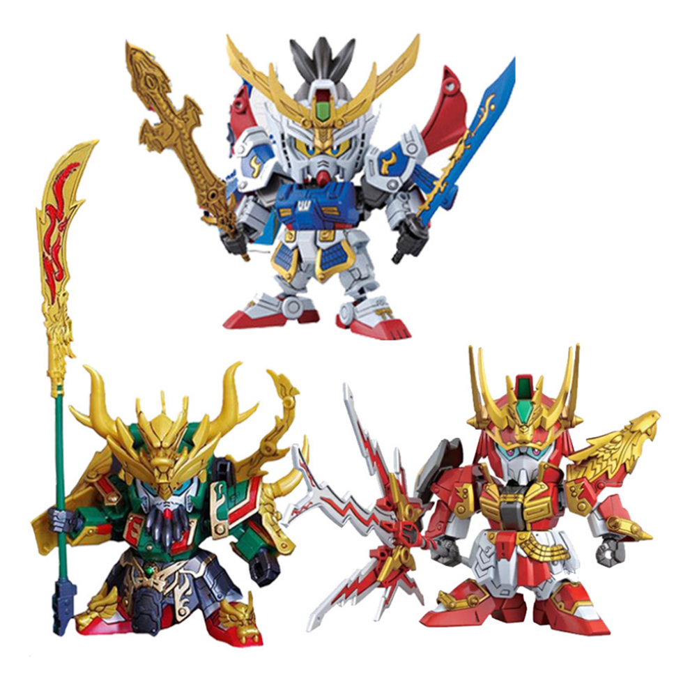 [Combine] Gundam Lưu Bị + Quan Vũ + Trương Phi - Combo 3 bộ Đồ Chơi Lắp Ráp Gundam Tướng Tam Quốc giá rẻ