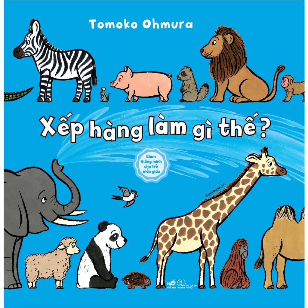 Sách - Xếp Hàng Làm Gì Thế - Ehon Thông Minh Cho Trẻ Mẫu Giáo- Nhã Nam Official
