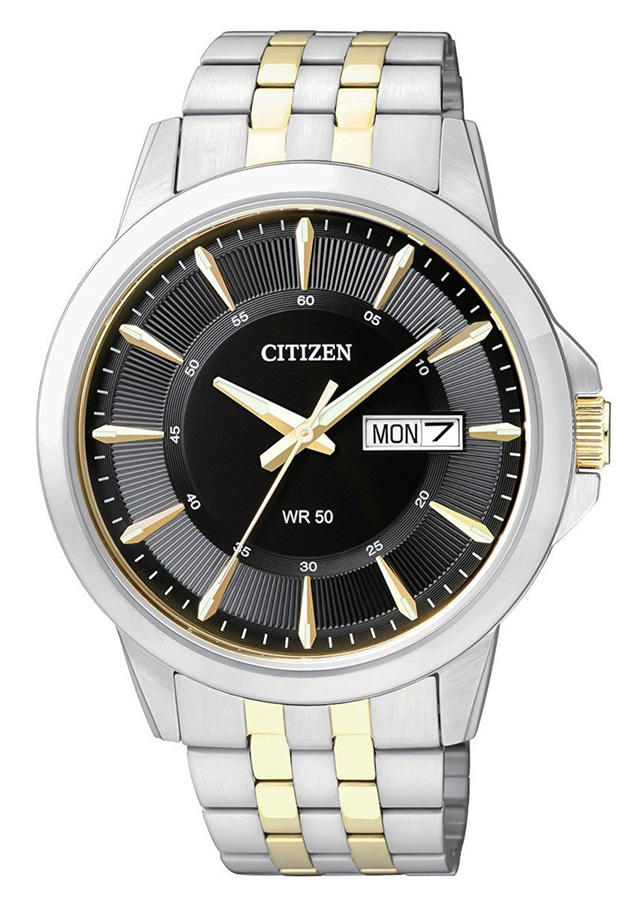 Đồng Hồ Nam Citizen Dây Thép Không Gỉ BF2018-52E - Mặt Đen (41mm)