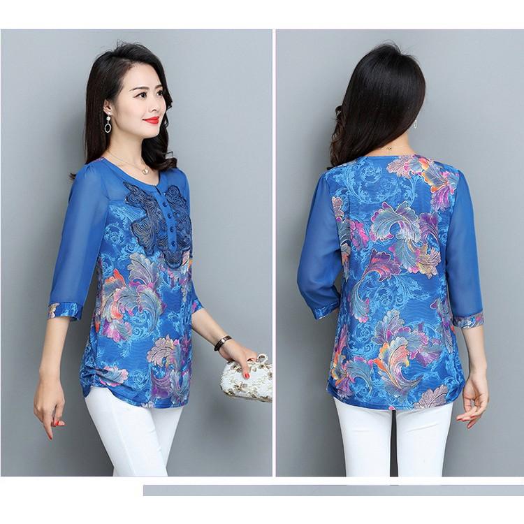 Áo sơ mi cho mẹ_sẵn hàng AM940165