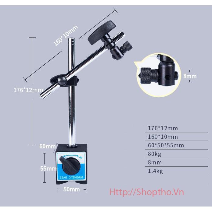 Giá đỡ đồng hồ so - bản tiêu chuẩn