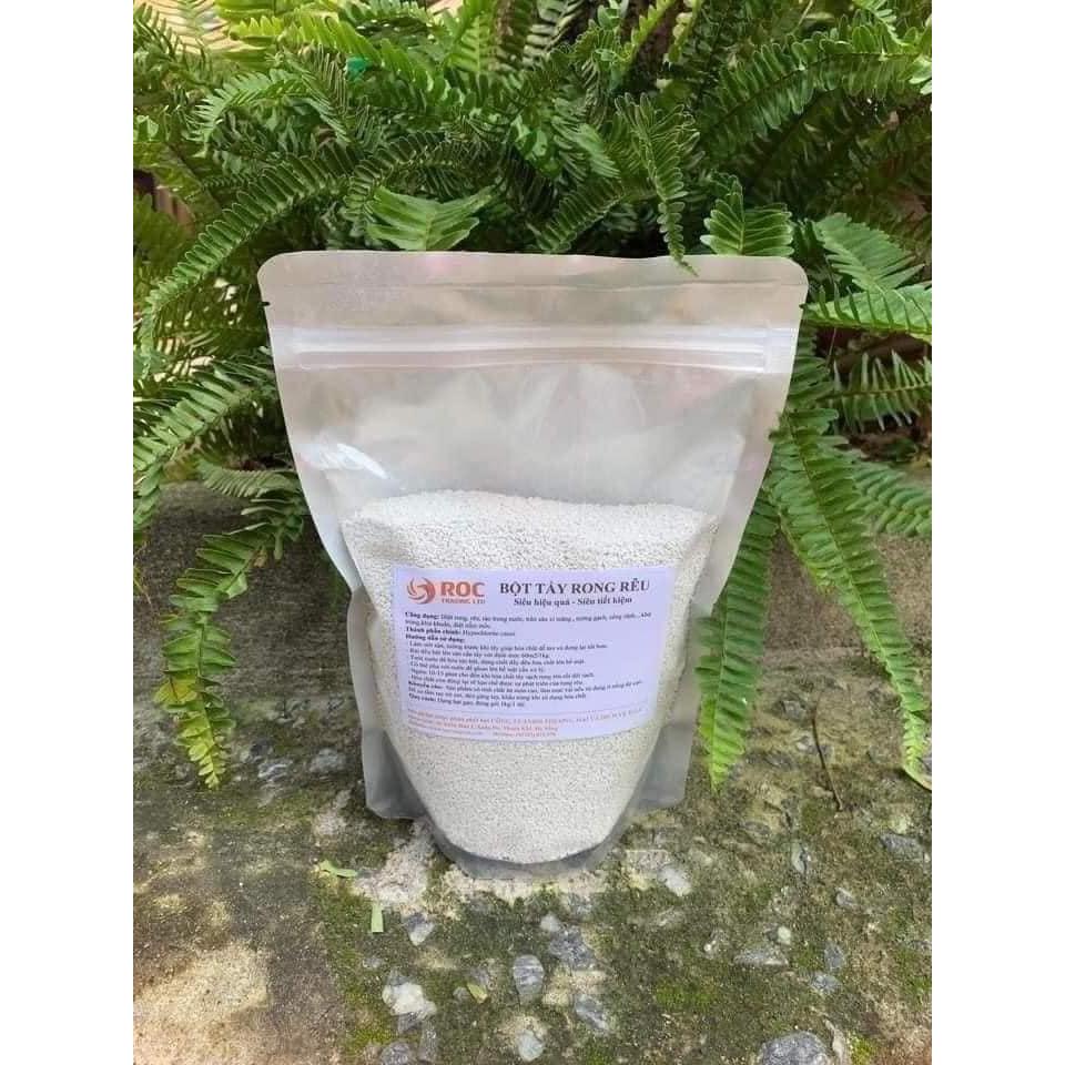 Bột tẩy rong rêu cho sân xi măng,sân gạch vỉa hè hiệu quả 1gói 450g-500g