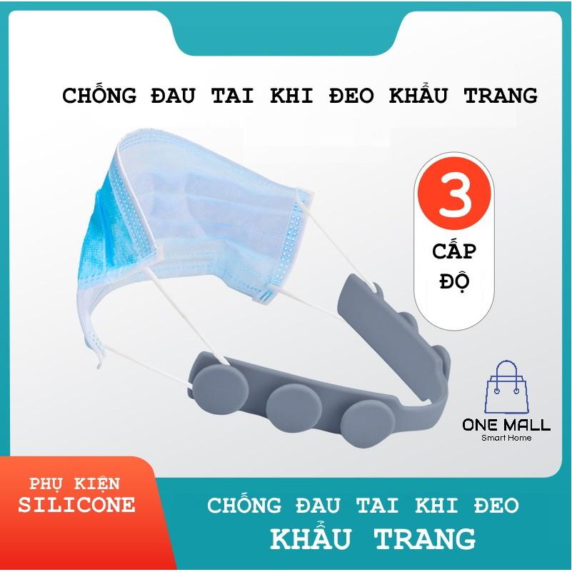 SILICONE MỀM. Đai đeo khẩu trang chống đau tai