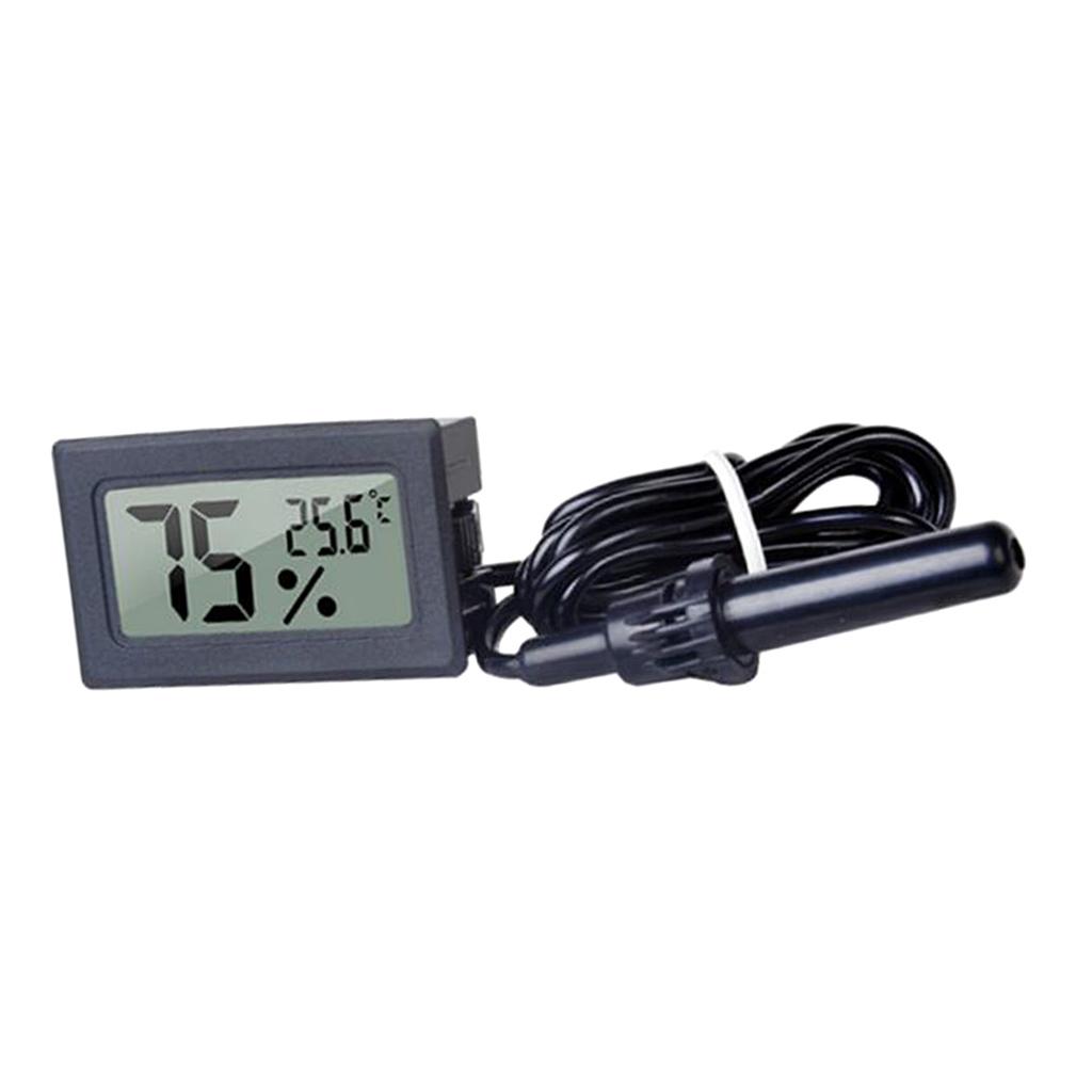 Kỹ Thuật Số Mini Thời Trang Màn Hình LCD Nhiệt Độ Trong Nhà Nhiệt Kế Màn Hình Có Đồng Hồ Đo Nhiệt Độ