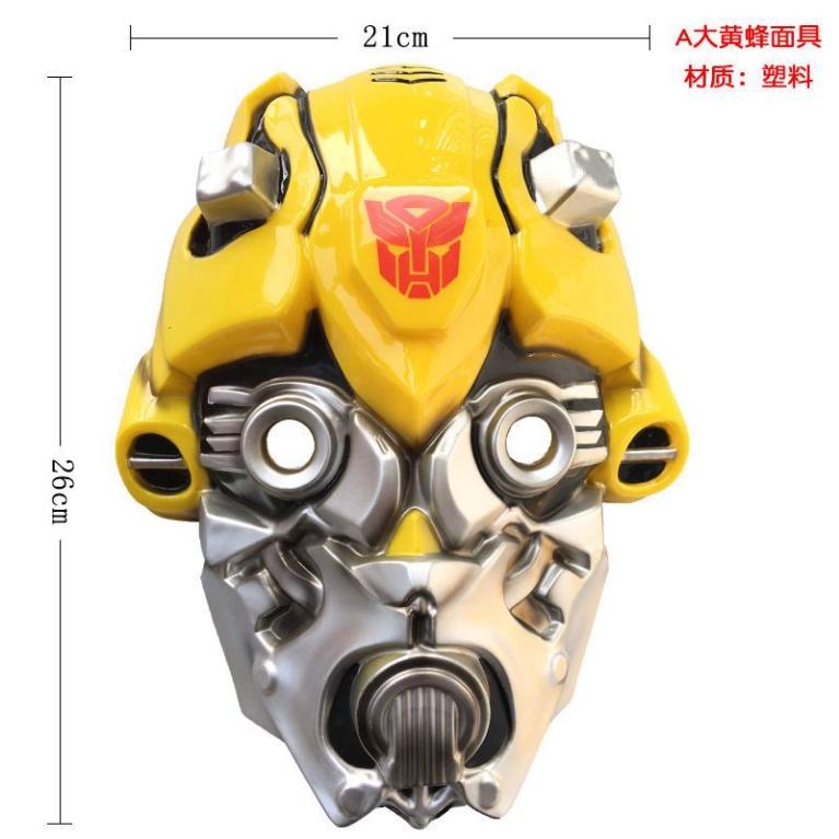 Mặt Nạ hóa thân hero Bumblebee có đèn LED chiếu sáng chiếu sáng Trong Transformers Ong Vàng