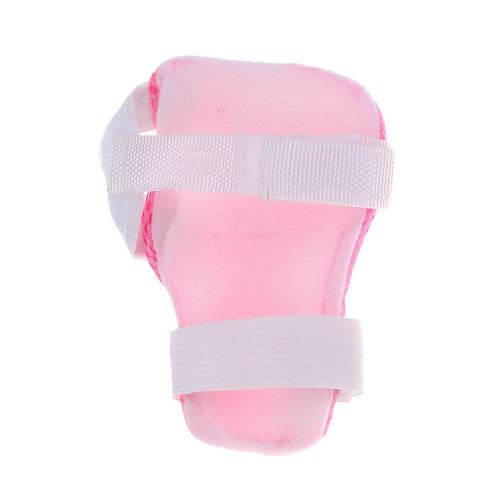 7 Pcs Kids Roller Skating Bicycle Helmet Knee Wrist Elbow Pad Pink