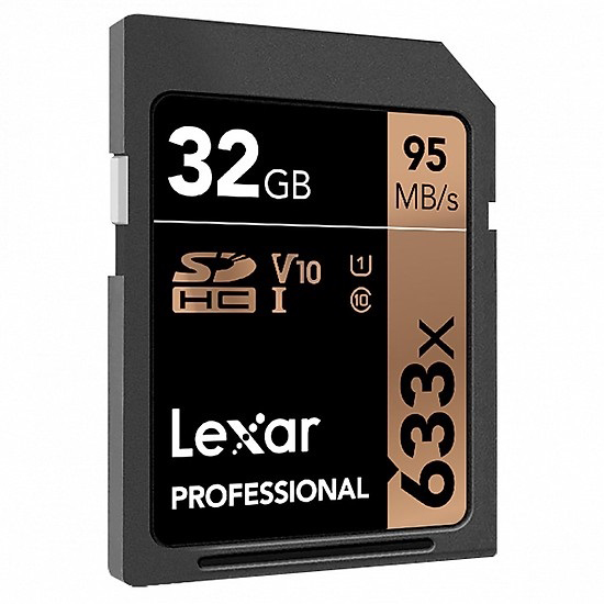 Thẻ Nhớ Lexar SDXC Professional 633x 32GB UHS-I 95MB/s - Hàng Chính Hãng