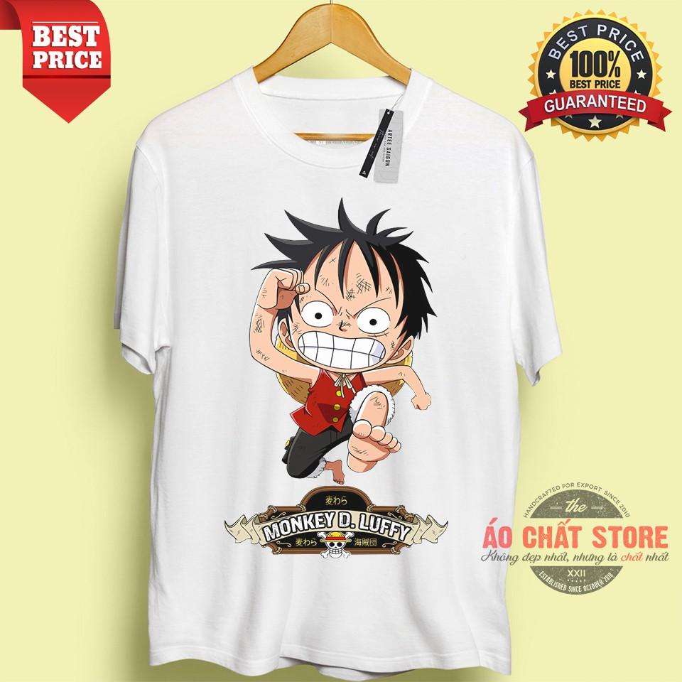 Áo Thun One Piece LUFFY Siêu Cute | Áo Phông LUFFY Mũ Rơm Đẹp | Hàng Chất OP74