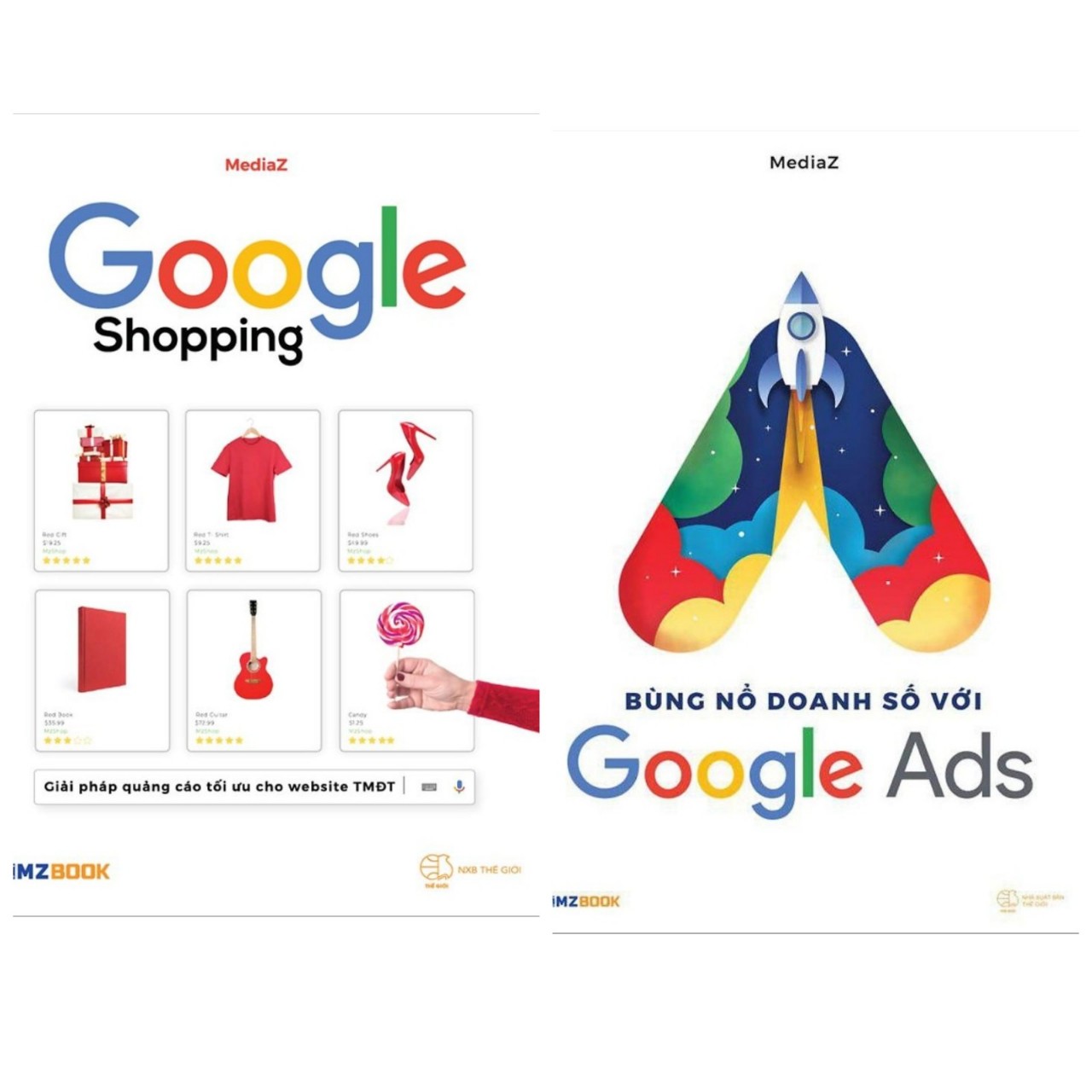 Combo Sách Kỹ Năng Quảng Cáo và Làm Việc Trực Tuyến: Google Shopping + Bùng Nổ Doanh Số Với Google Ads (Tặng Kèm Bookmark Green Life)