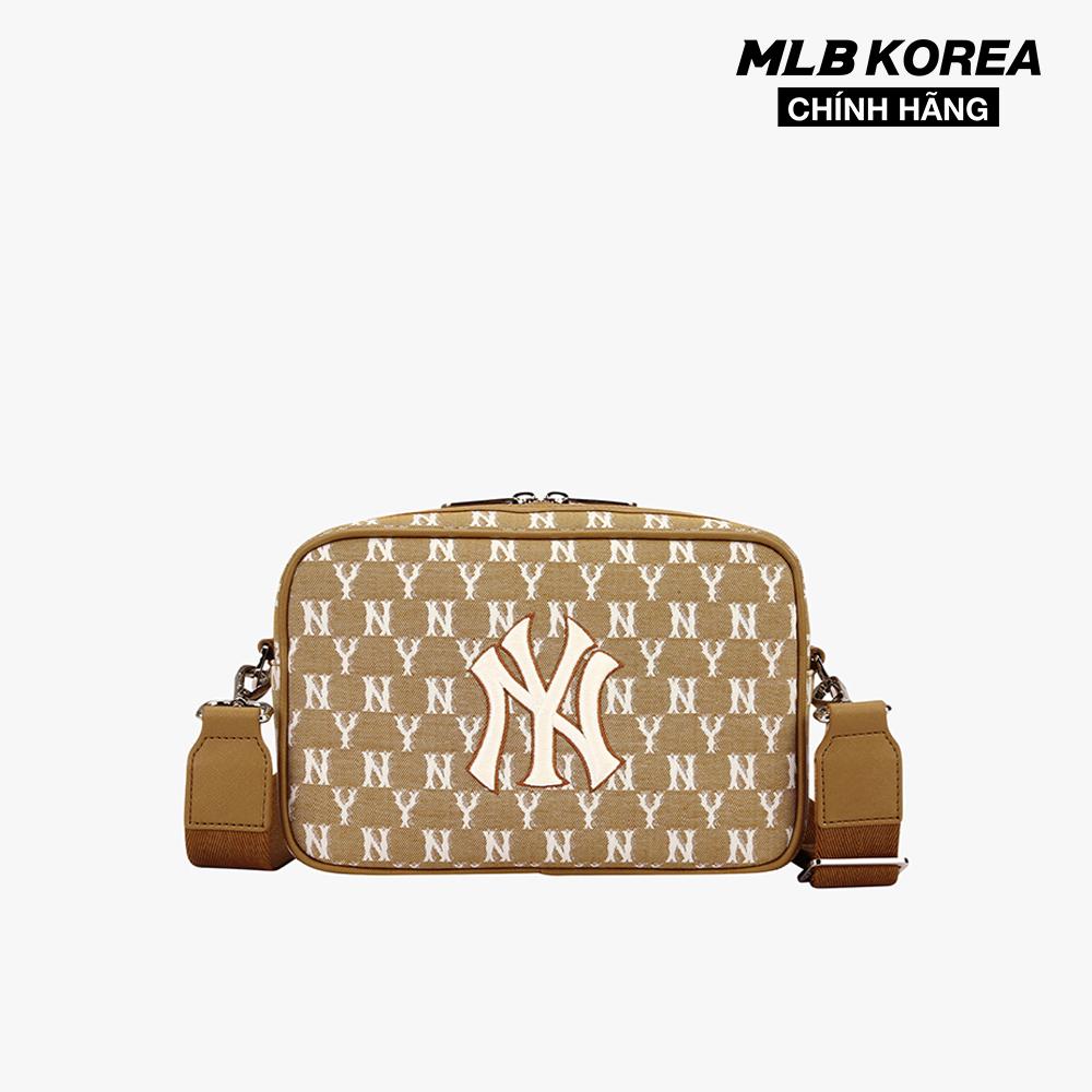 MLB - Túi đeo chéo chữ nhật Jacquard  Monogram 3ACRM041N-50BGS