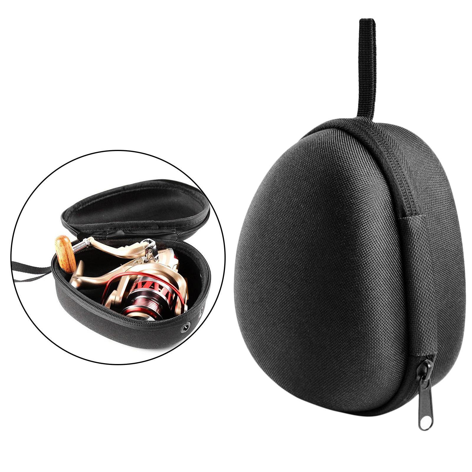 EVA Fishing Reel Bag Reel Protective Case Zipper Line Storage Bag Organizer