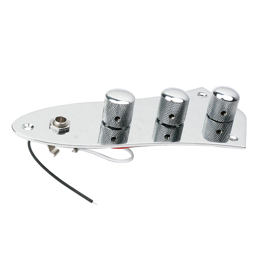 Prewired Nạp Điều Khiển Đĩa Công Tắc Cho Jazz Bass JB Phong Cách Thay Thế