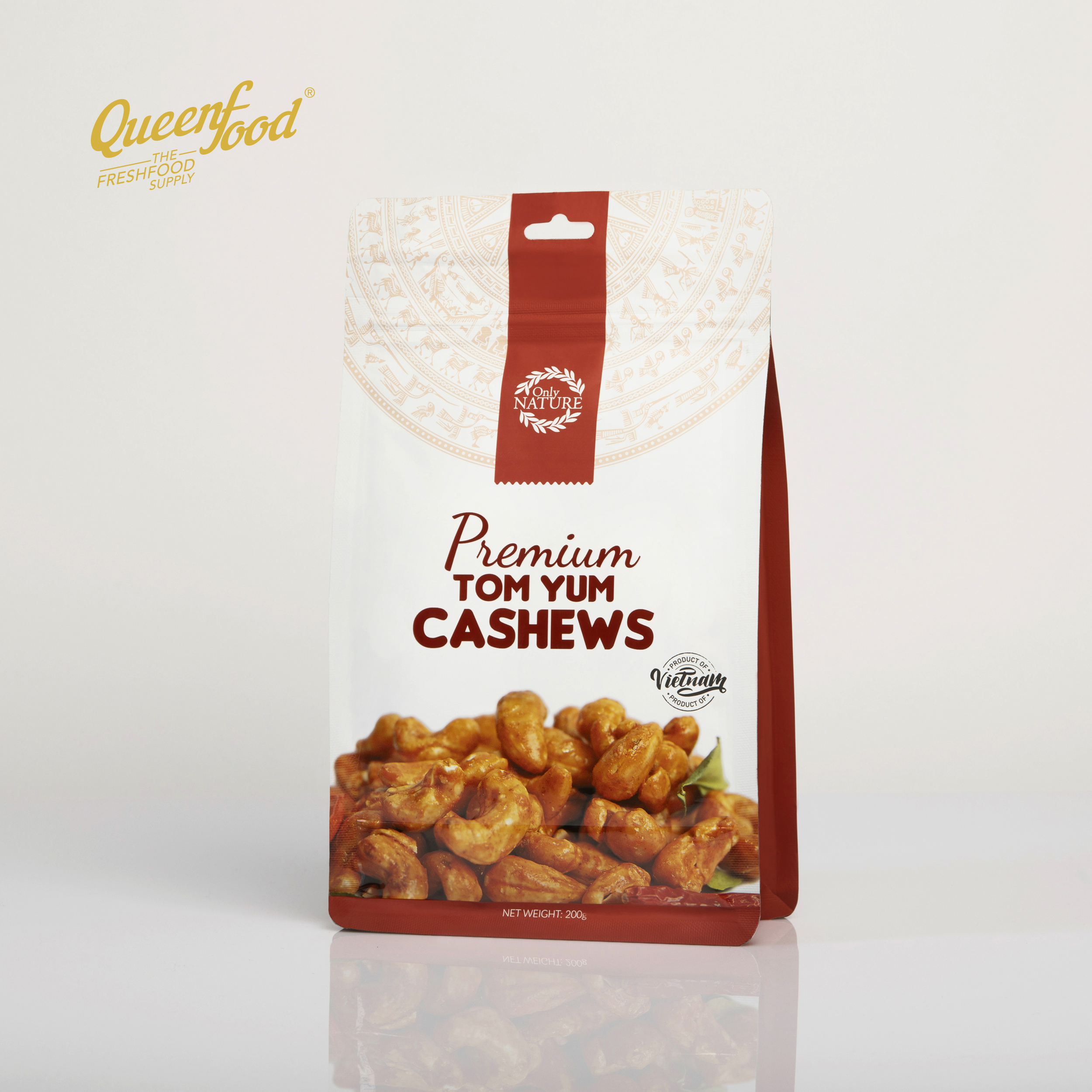 Hạt Điều Tom Yum Only Nature 200gr / Túi Hàng Việt Nam Xuất Khẩu