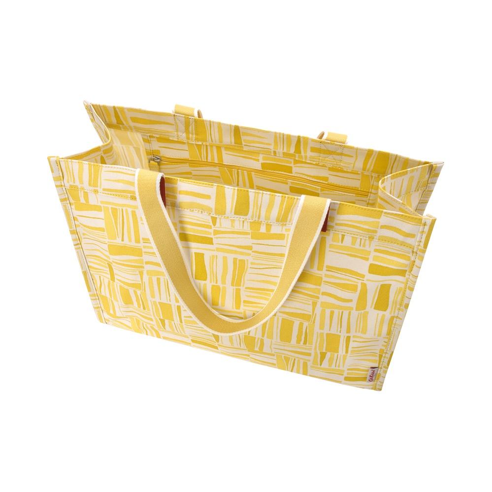 Cath Kidston - Túi đeo vai The Milly Tote Painted Woodblock - 1001808 - Yellow