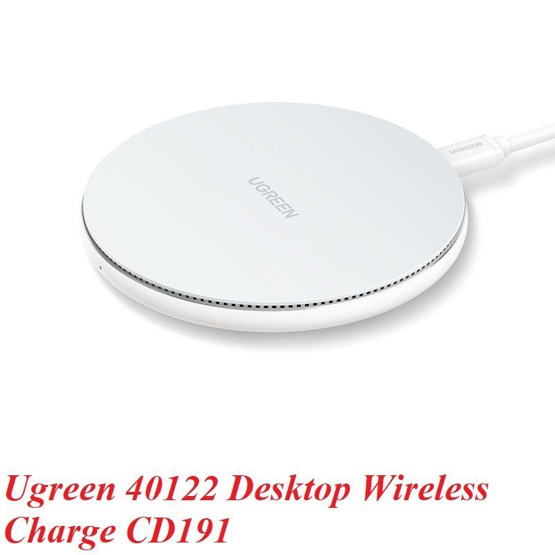 Ugreen UG40122CD191TK 15W Sạc nhanh đế sạc không dây - HÀNG CHÍNH HÃNG
