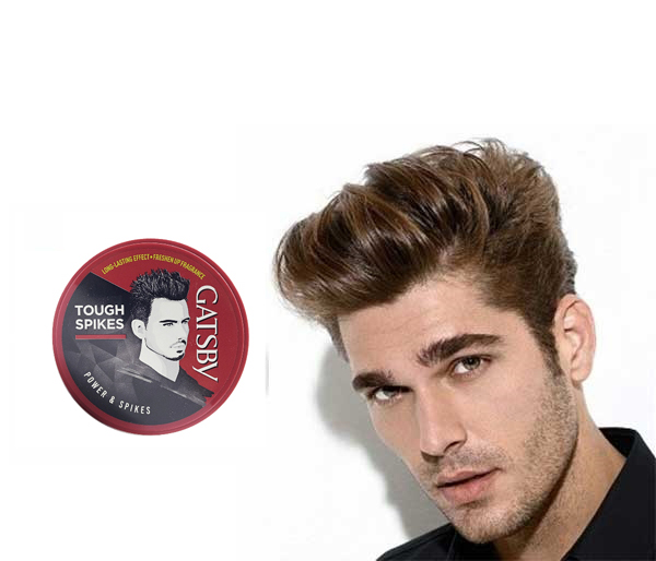 Wax Tạo Kiểu Tóc Tough Spikes Dựng Đứng Giữ Kiểu Power &amp; Spikes + Tặng Reuzel Grooming Tonic - Chính hãng - GATSBY STYLING WAX 75G