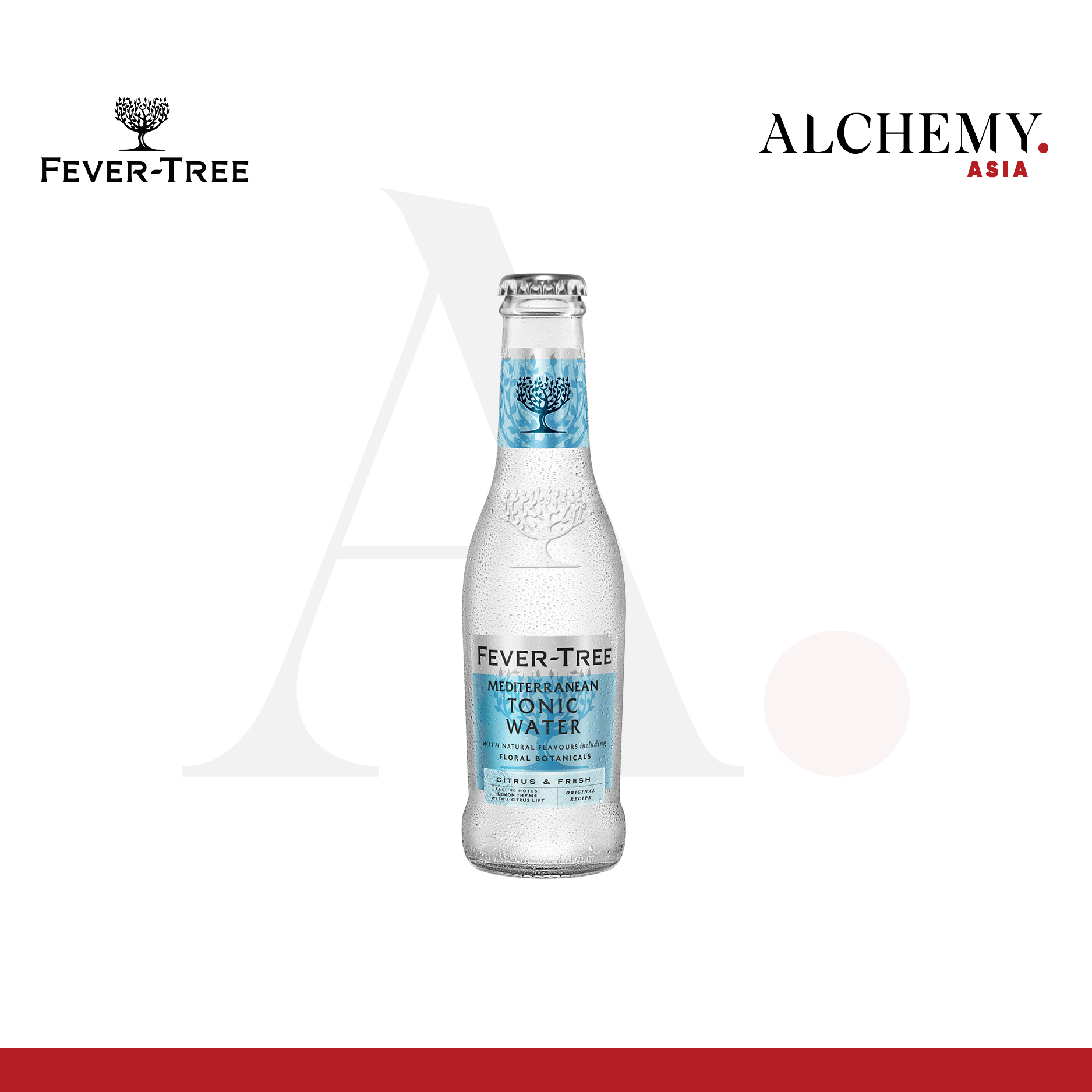 Nước giải khát có ga Fever Tree Premium MEDITERRANEAN TONIC WATER 2x200ml