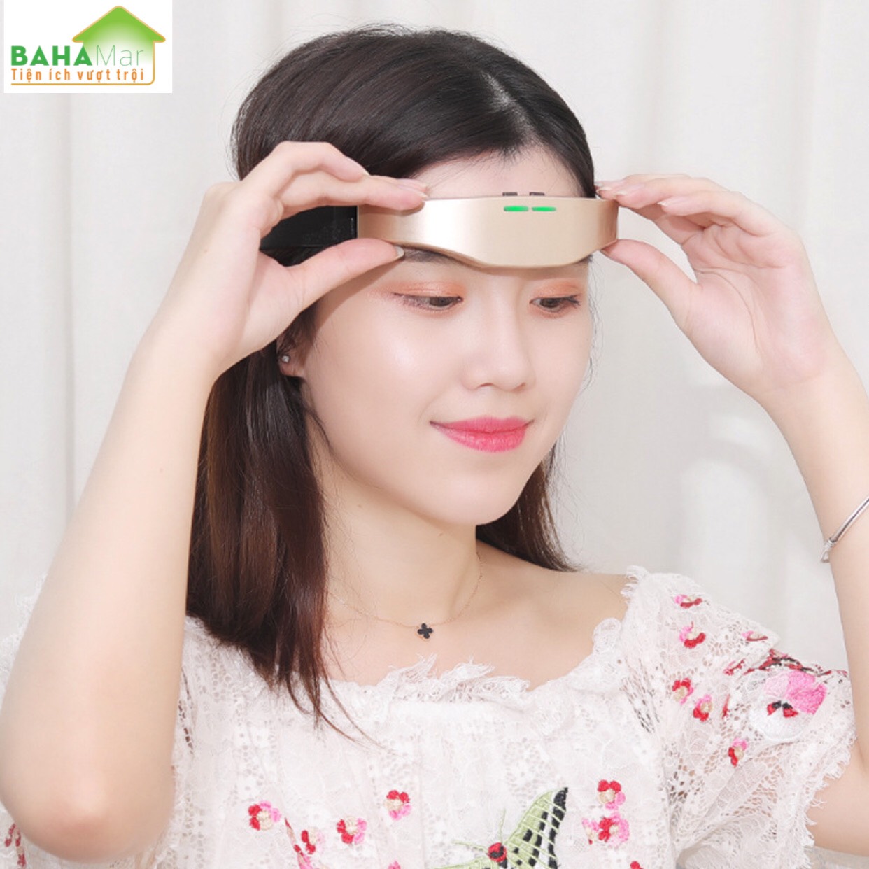 ĐAI MASSAGE ĐẦU THÔNG MINH GIẢM ĐAU TẠO THƯ GIÃN, CHỐNG MẤT NGỦ "BAHAMAR" Chỉ cần 15 phút mỗi ngày, có thể dễ dàng thưởng thức một giấc ngủ thoải mái và ổn định đồng hồ sinh học.