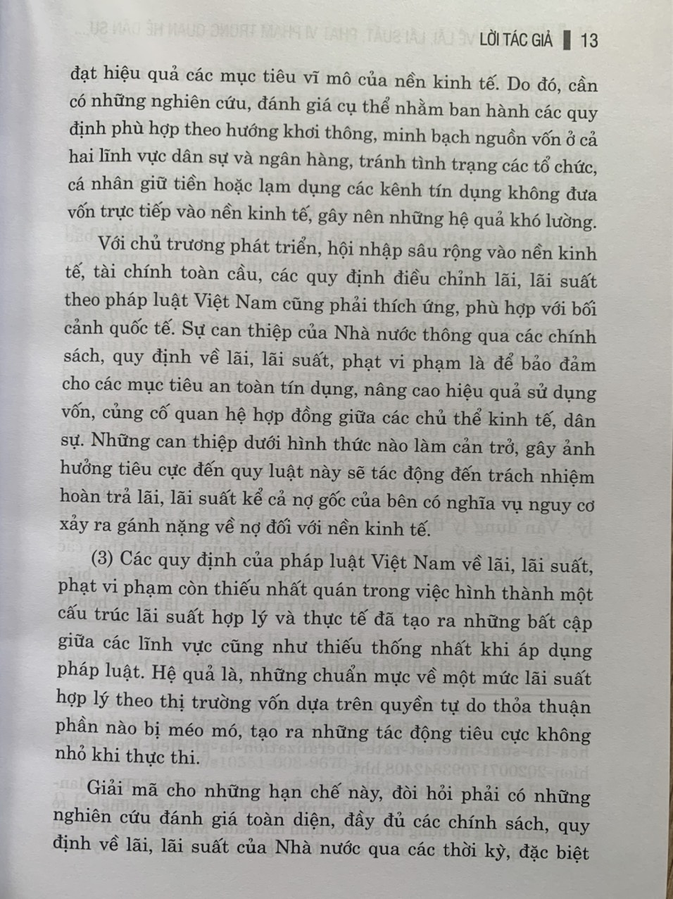 Pháp Luật Về Lãi, Lãi Suất, Phạt Vi Phạm Trong Quan Hệ Dân Sự, Thương Mại Và Tín Dụng Ngân Hàng