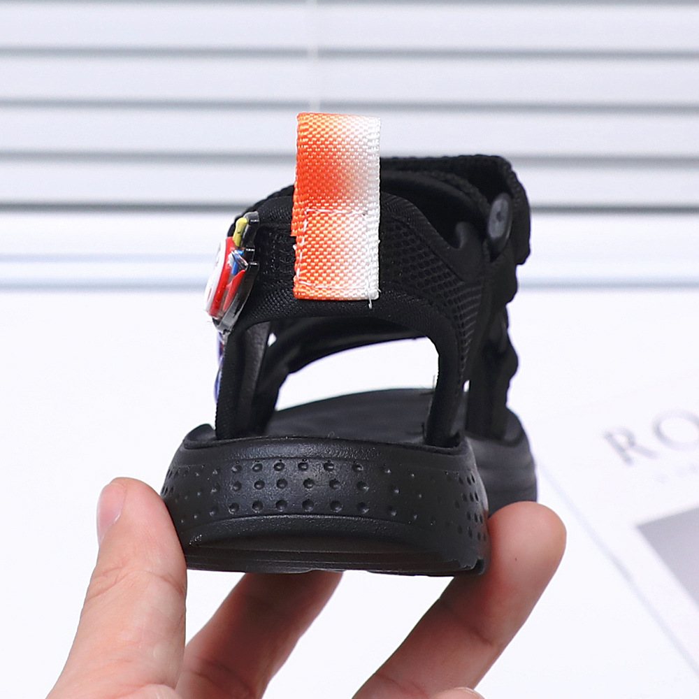 Giày Sandal SIÊU NHÂN quai hậu cho bé, giày thể thao siêu nhẹ, êm nhẹ chống trơn có đèn nhấp nháy  – GSD9167