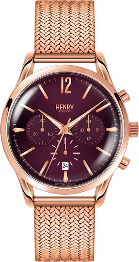 Đồng Hồ Dây Thép Không Gỉ Henry London HL39-CM-0088 Hampstead (38.5mm) + Dịch Vụ Khắc Tên