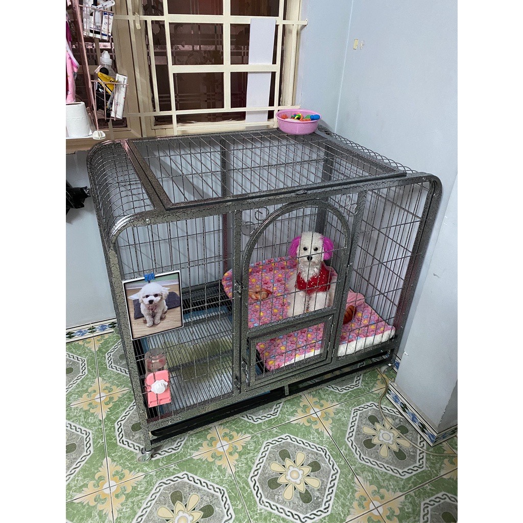 Chuồng Size lớn 1Mét25cm , Chuồng Size Đại Dành Cho Chó Lớn Becgie Cao Cấp