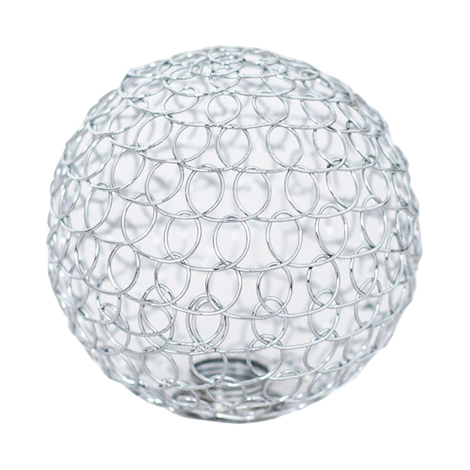 Geometric Globe Lampshade Pendant Wire Cage Chandeliers Metal Hollow Out Lamp Shade Light Shade for Replacement Table