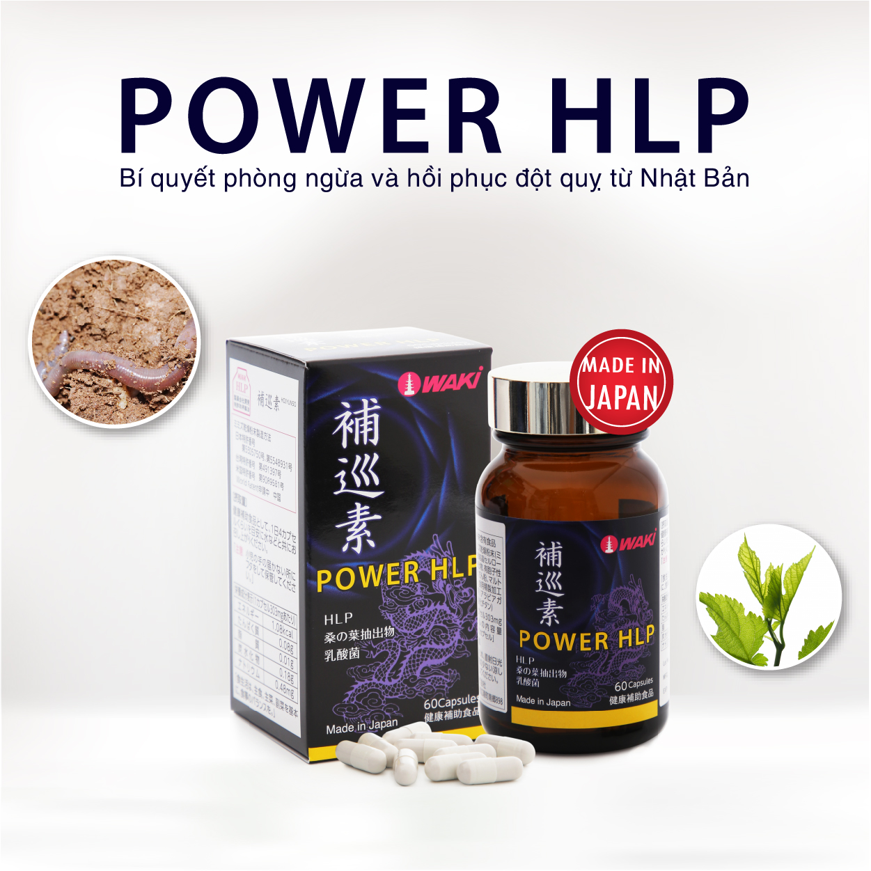 Thực phẩm chức năng Power HLP Hỗ Trợ & Hồi Phục Đột Quỵ