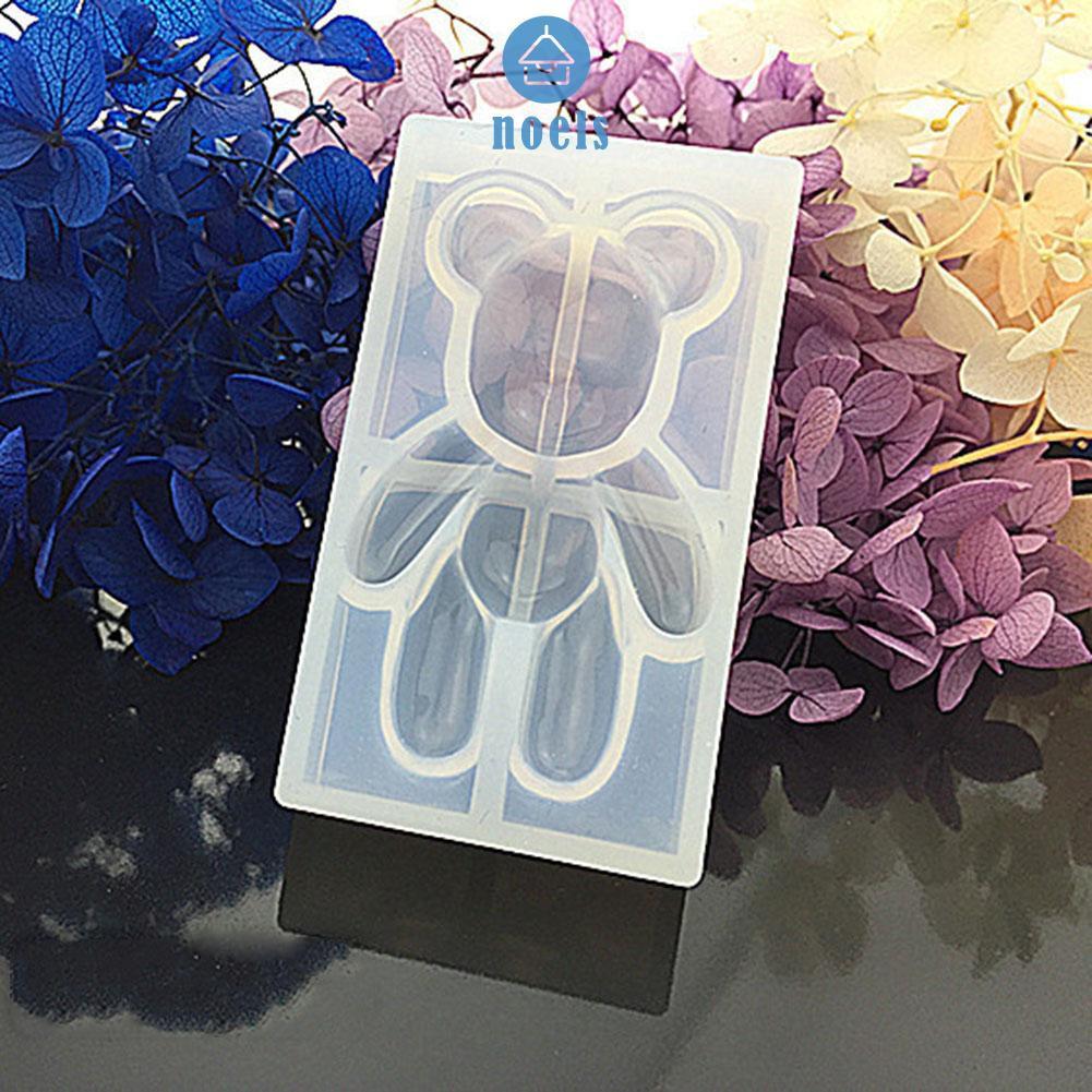 Khuôn Silicone Làm Mặt Dây Chuyền Hình Gấu Diy