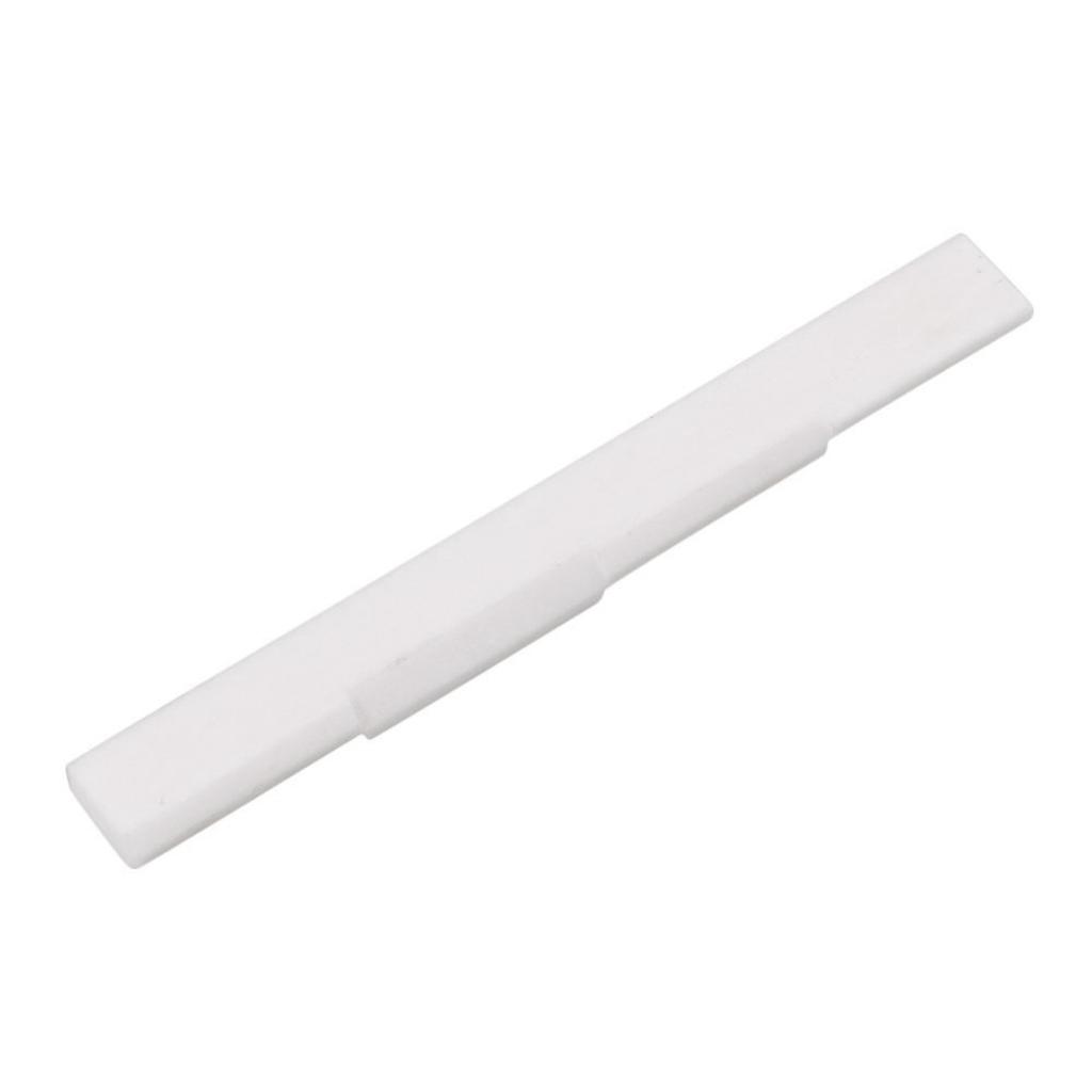 Replacement Bone Bridge Saddle Nut Set Slotted for 4 String Ukulele Guitar Parts