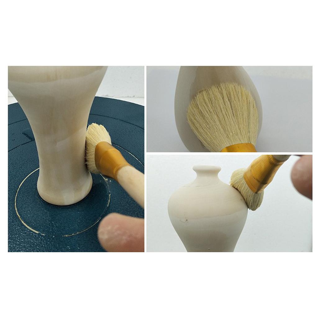 Pottery Clay Wood Brush Ceramics Sculpting Modeling Clay Clean Tool