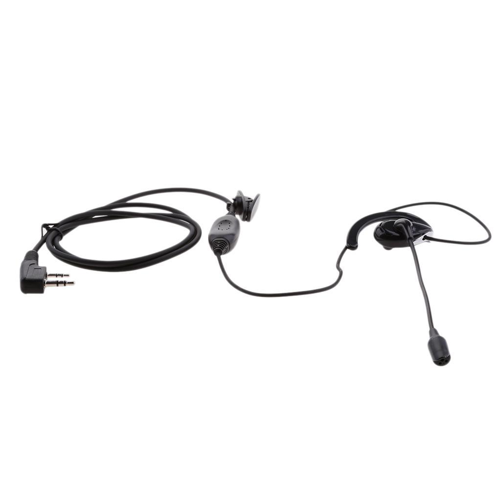 Earpiece Headset PTT Mic 2 PIN for Kenwood PUXING Baofeng Walkie Talkie