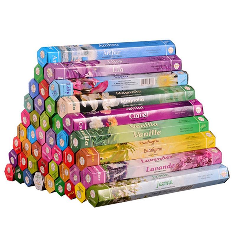 Nhang Thơm Ấn Độ nhiều mùi/ Incense sticks/ Nhang sage/ Nhang xô thơm - Hàng Nhập khẩu