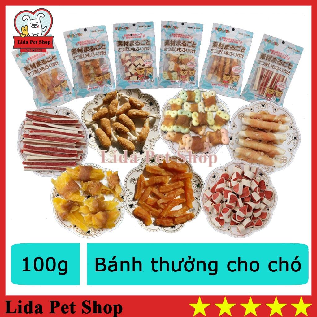 Bánh thưởng cho chó Sumiho (Nhiều vị) 100gr/túi Đồ ăn cho chó mèo thú cưng