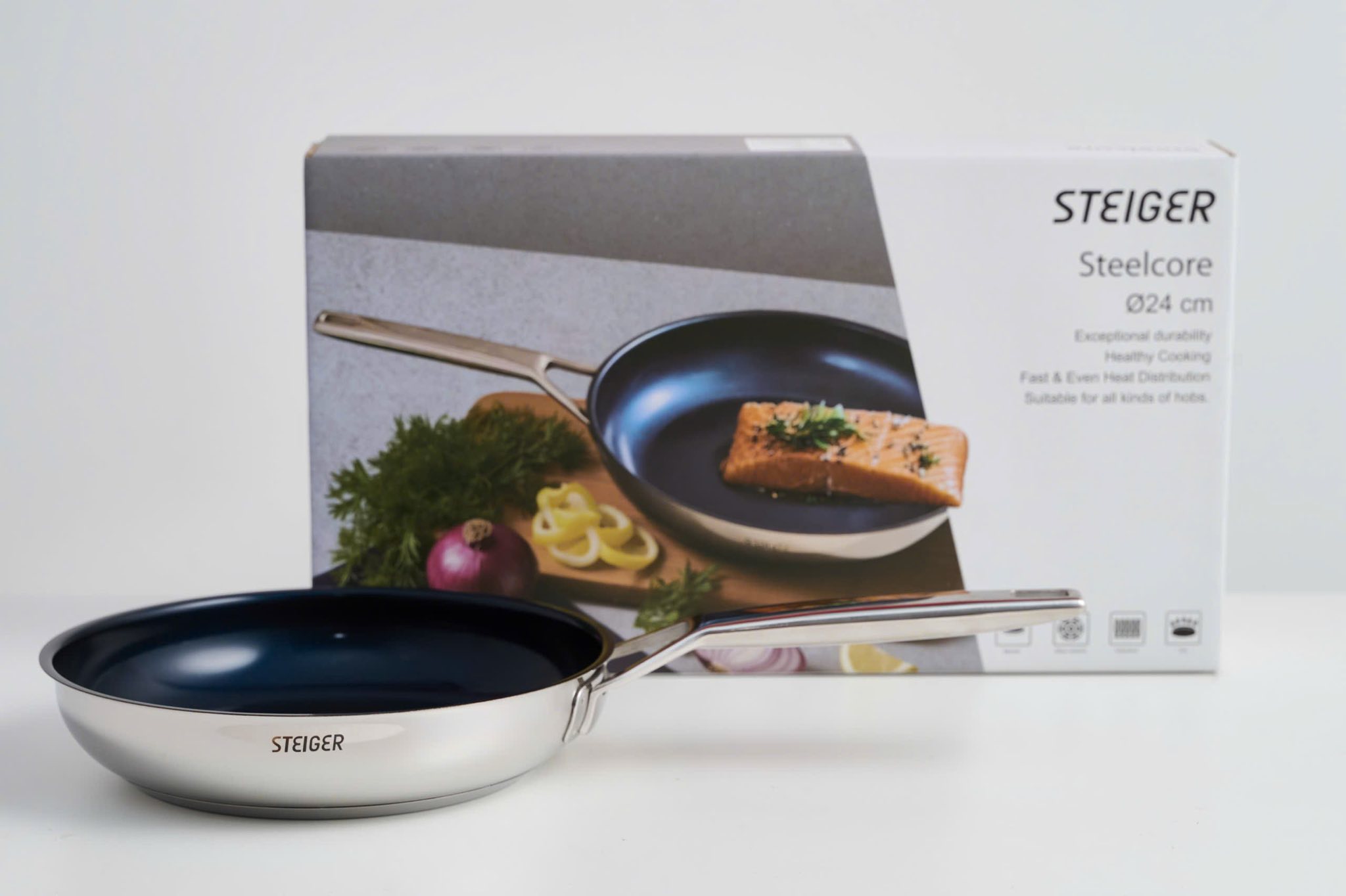 Chảo chống dính STEIGER Steelcore hàng chính hãng