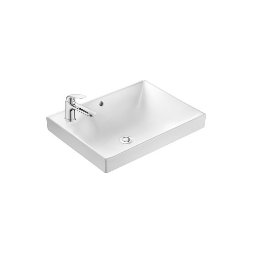 lavabo đặt bàn, chất liệu sứ, gồm lỗ xả tràn_SW51531 , màu WHITE , hiệu Moen